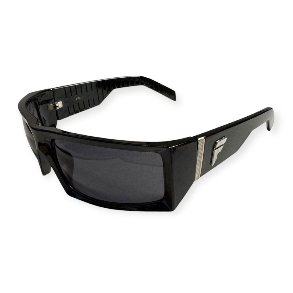 Filthy Sleek Black‎ Sunglasses Retro Frames Gray Lenses